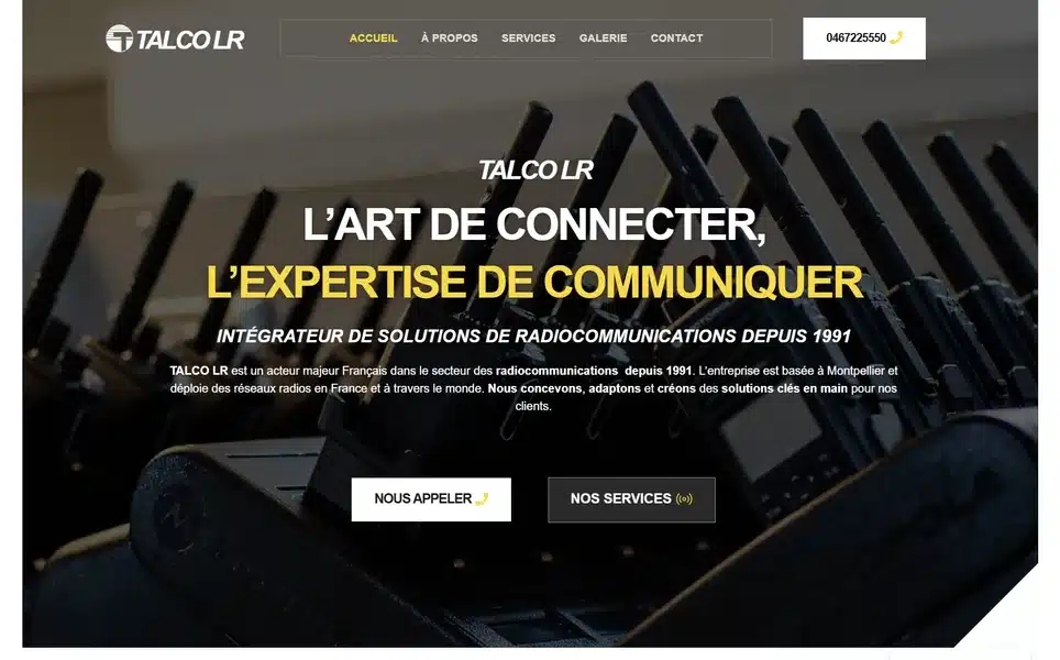Réalisation web — Site Web Montpellier