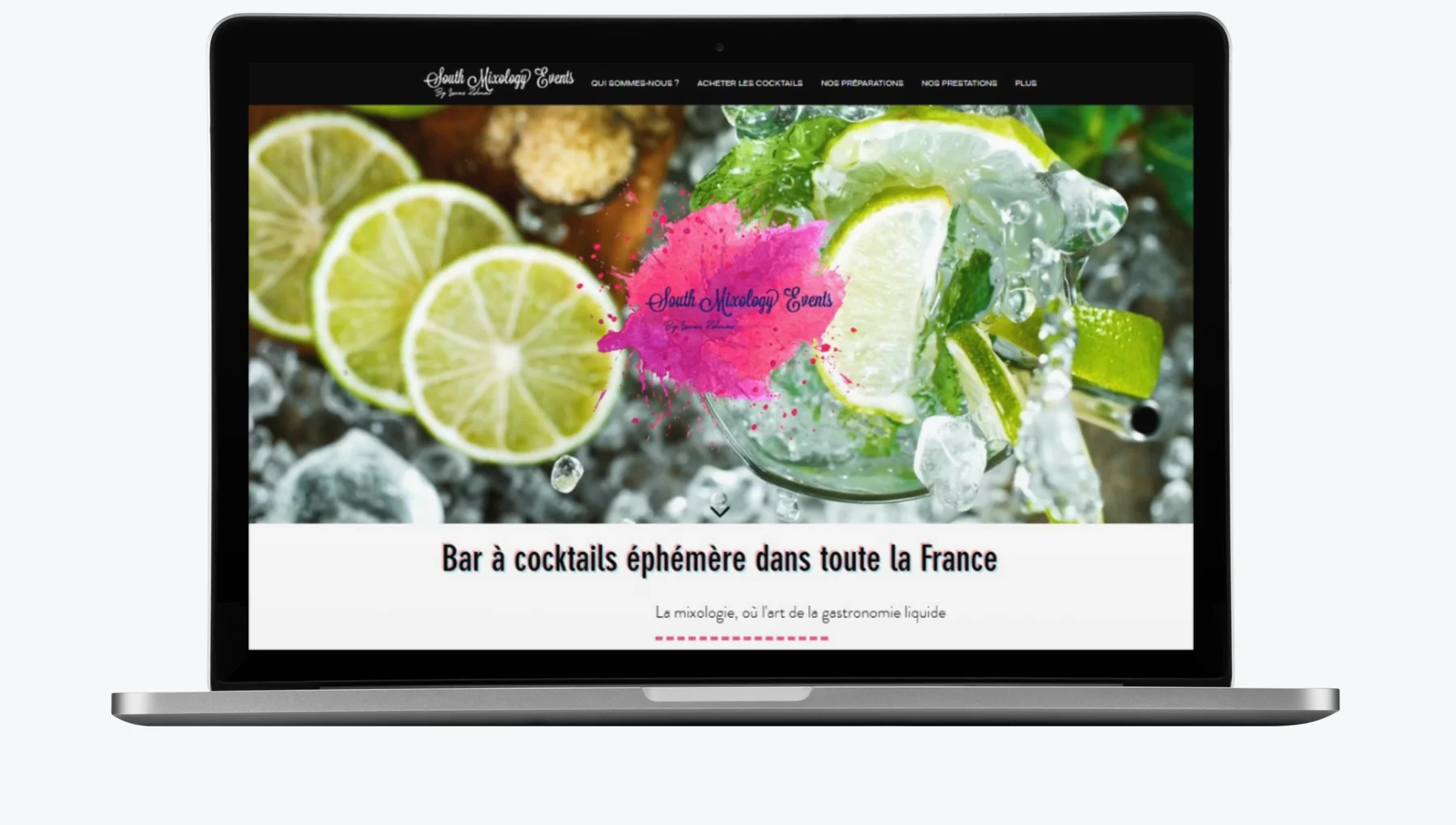 Ancien site d'agence événementielle, avant refonte