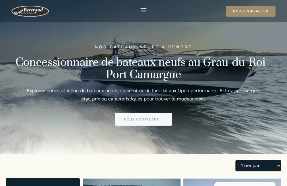 Bateaux neufs
