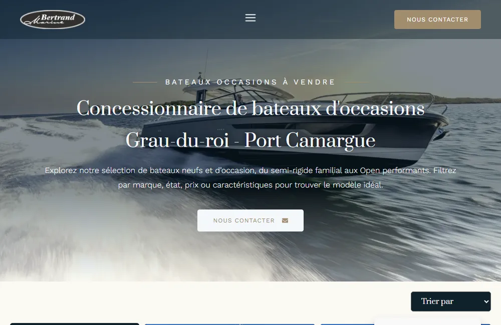 Bateaux occasions