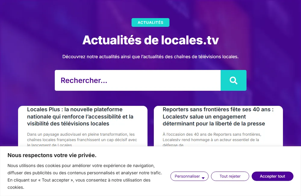 Actualités