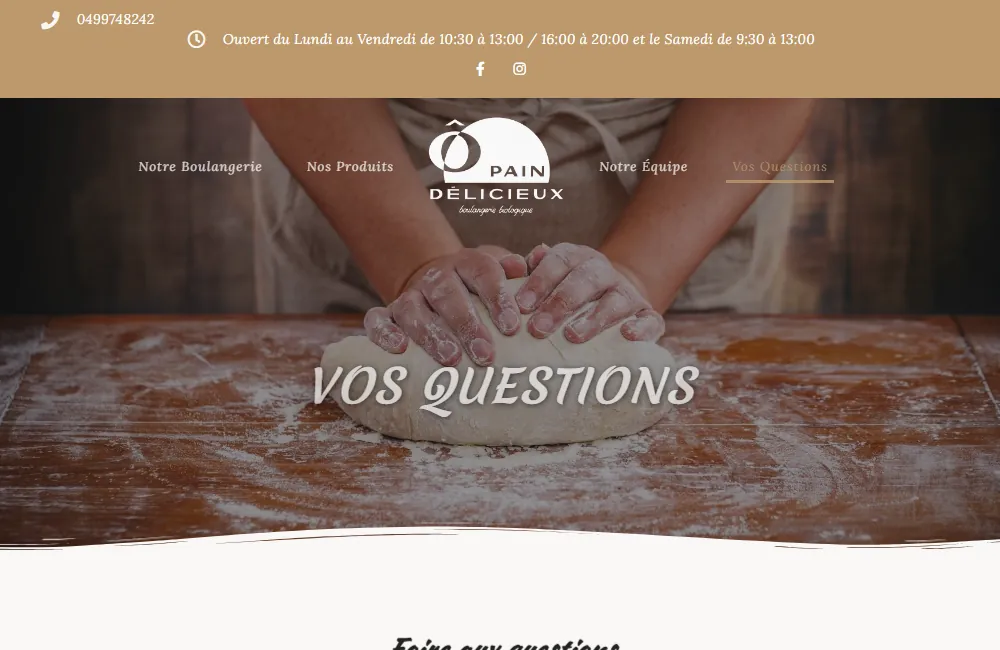 Vos questions