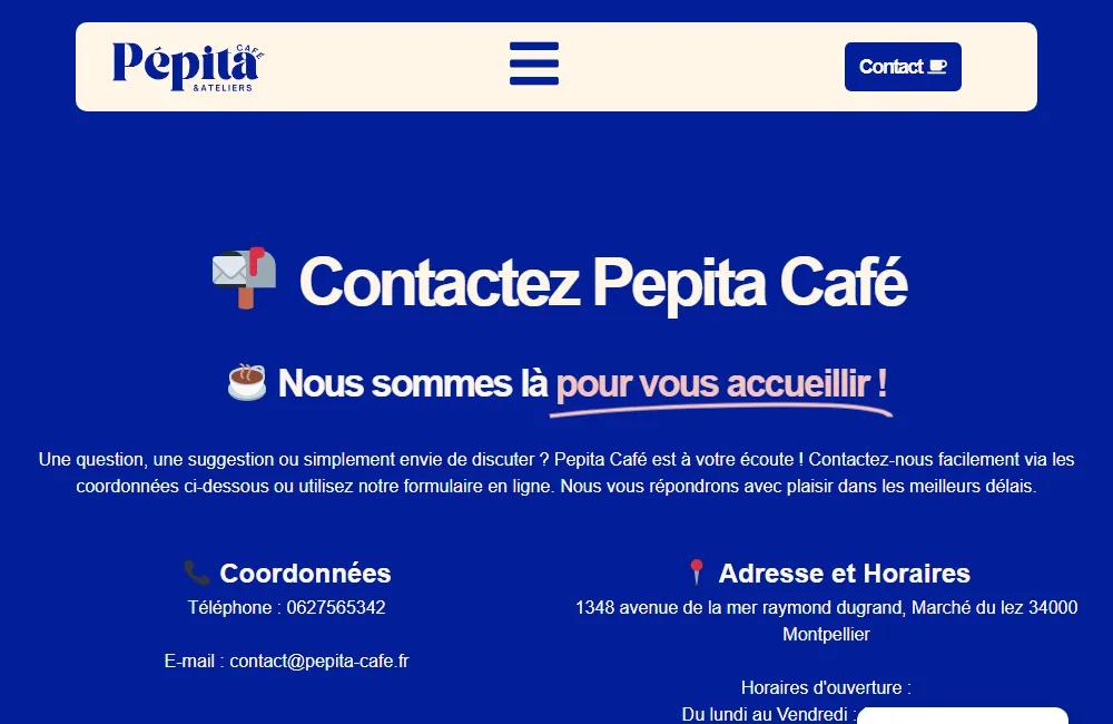 Page contact