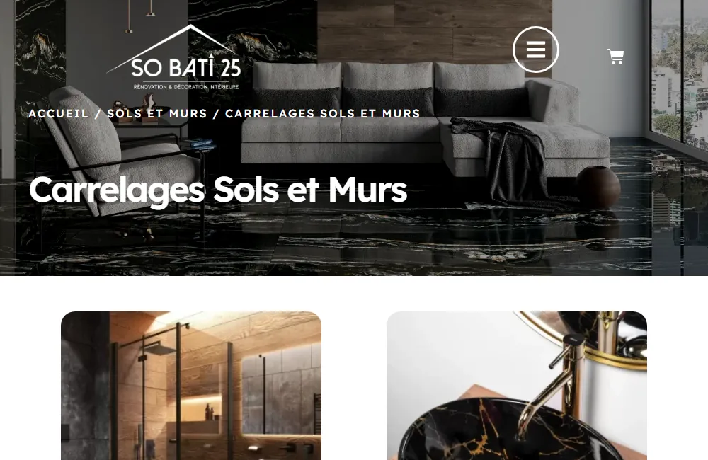 Carrelage sols murs