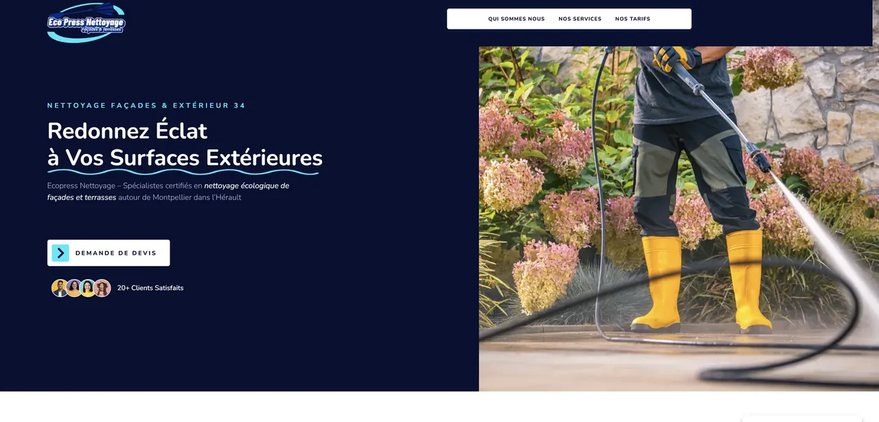 Site de Ecopress Nettoyage