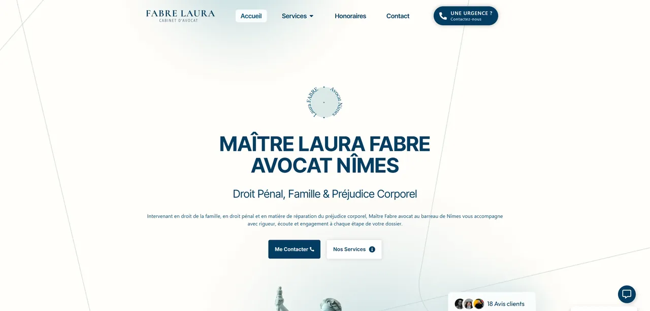 Site de Laura Fabre Avocat