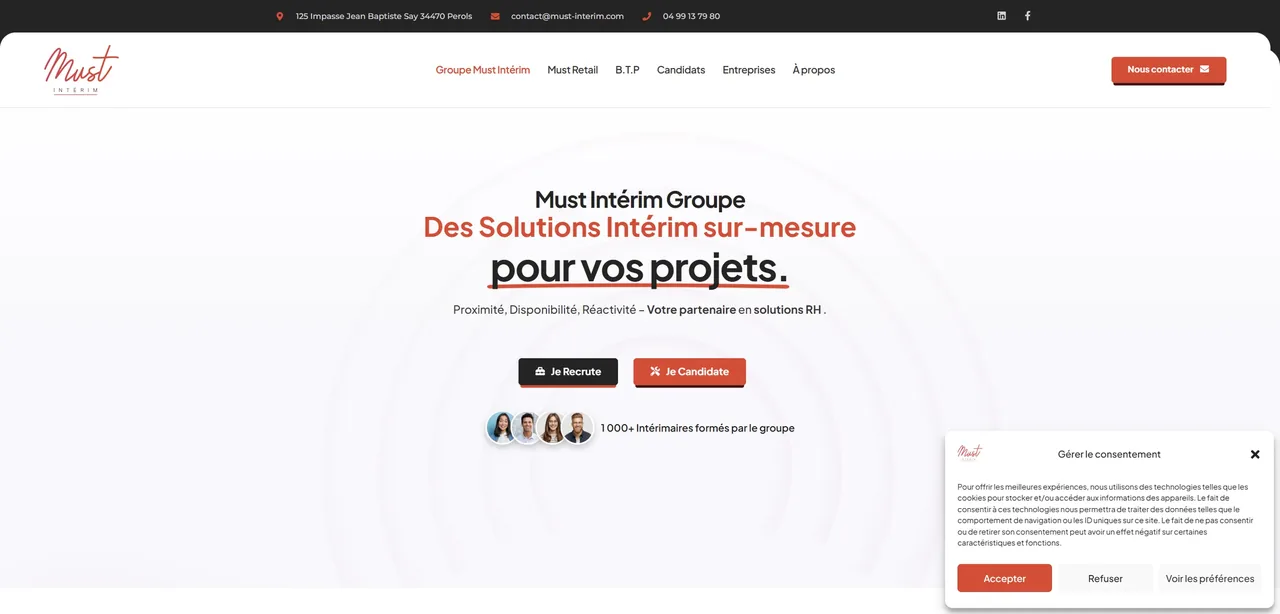 Site de Must Interim