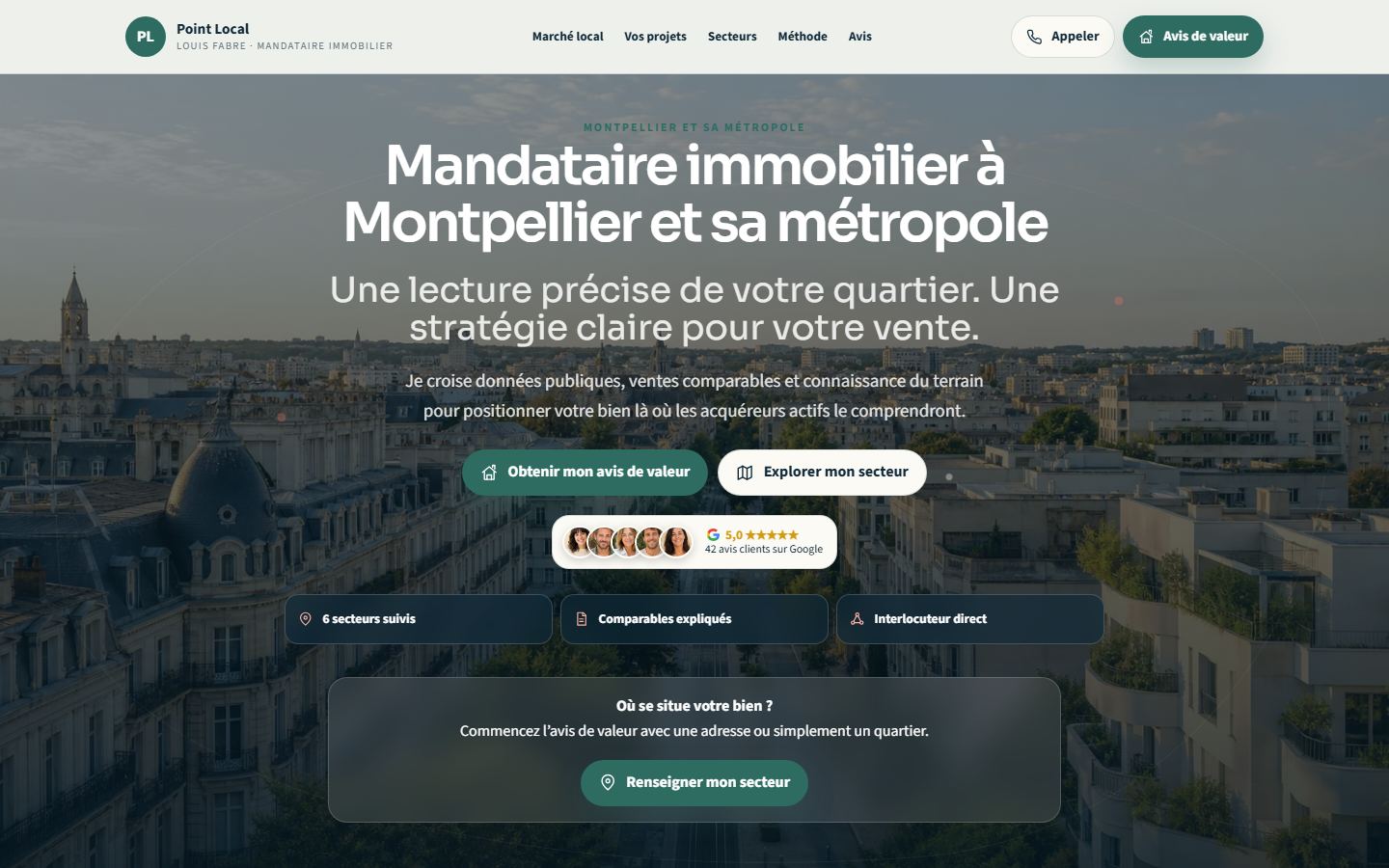 Création de site internet pour Consultant Site internet consultant - exemple 3