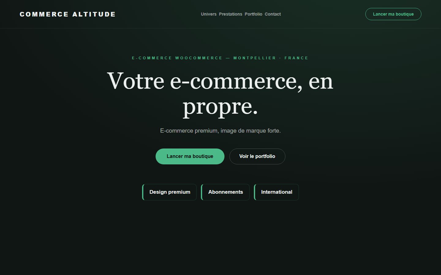 Création de site e-commerce WordPress à Montpellier Site e-commerce - exemple 3