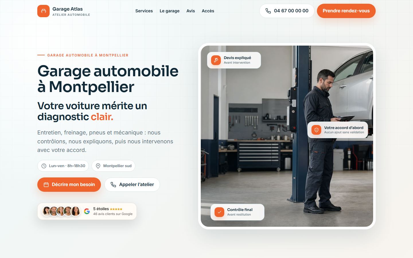 Création de site internet pour concessionnaire automobile et nautisme Site internet concessionnaire - exemple 1