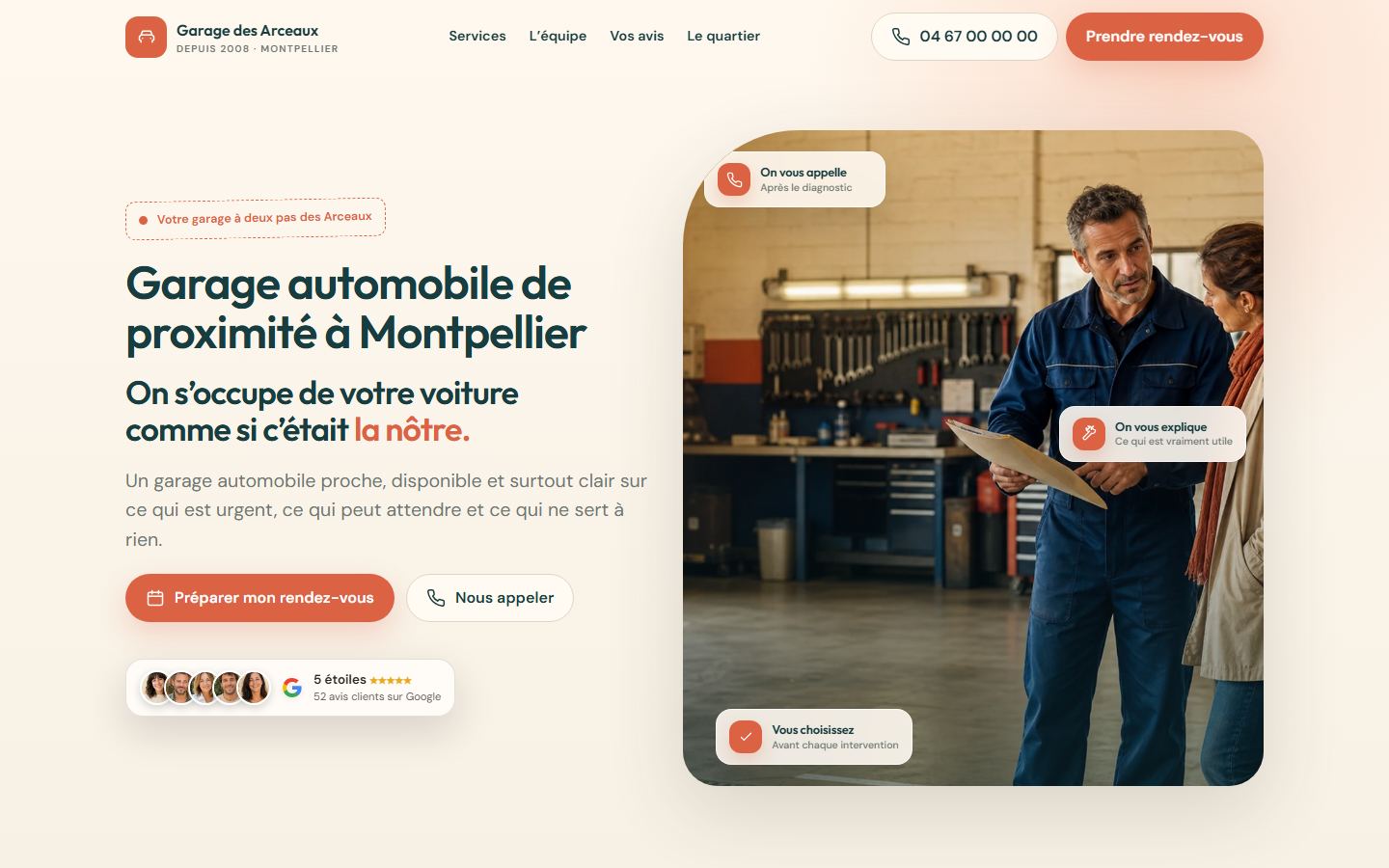 Création de site internet pour concessionnaire automobile et nautisme Site internet concessionnaire - exemple 2