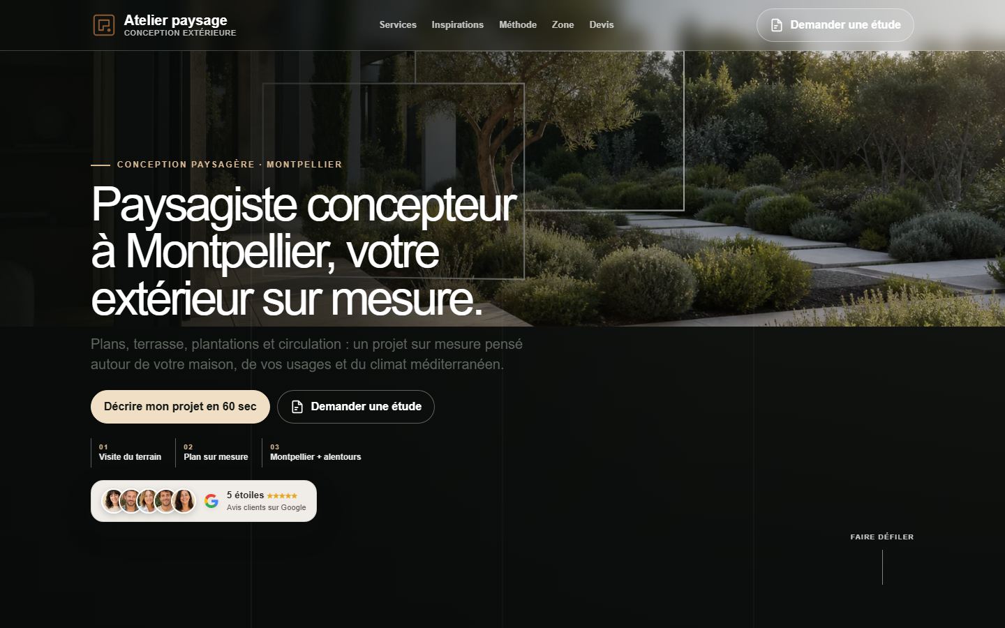 Site internet fleuriste - exemple 1
