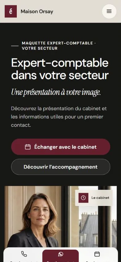 Création de site internet pour expert-comptable