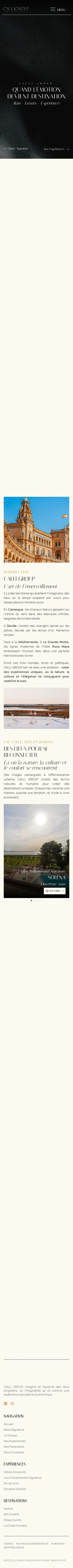 Création de site internet pour hôtel